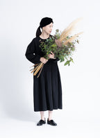 ガーゼプリーツドレス