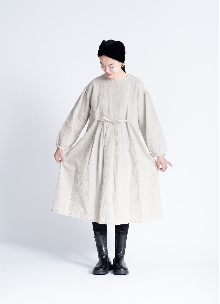 ガーゼプリーツドレス