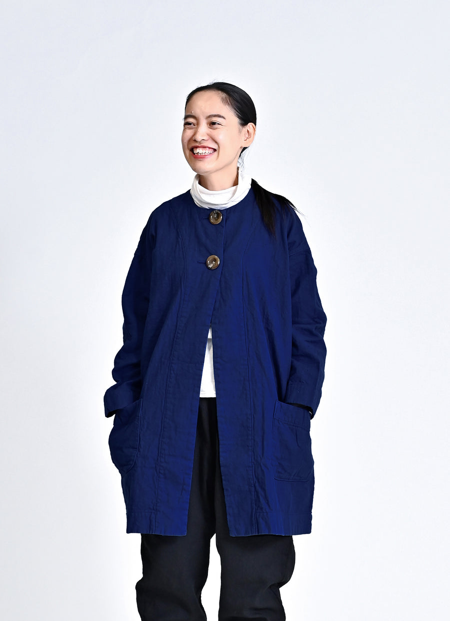 ガーゼロングコート