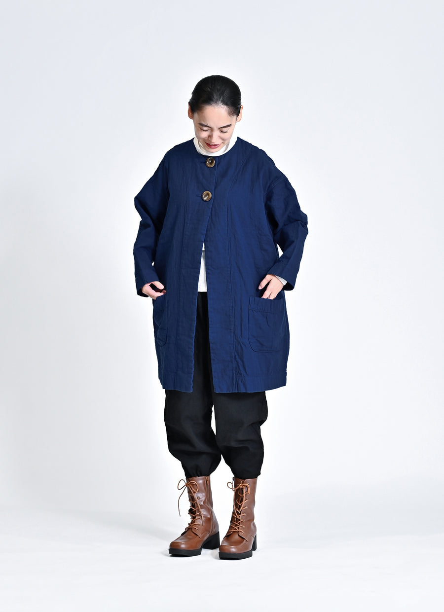 ガーゼロングコート