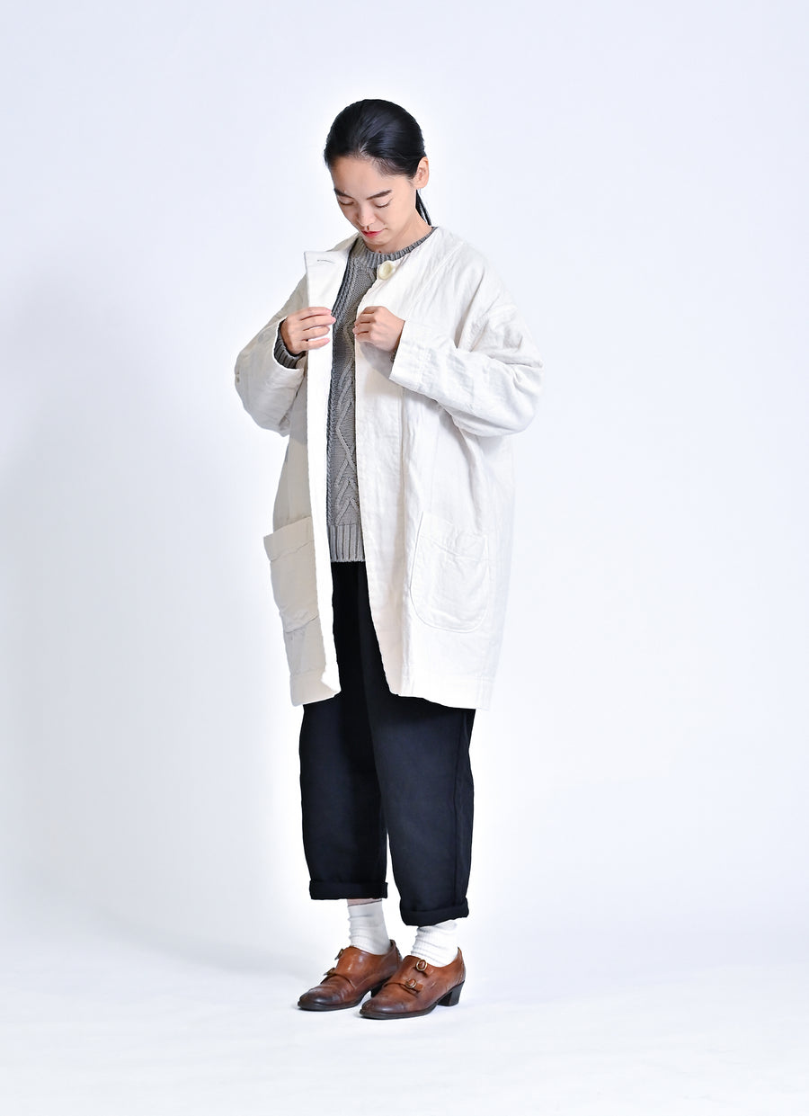 ガーゼロングコート