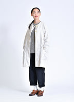 ガーゼロングコート