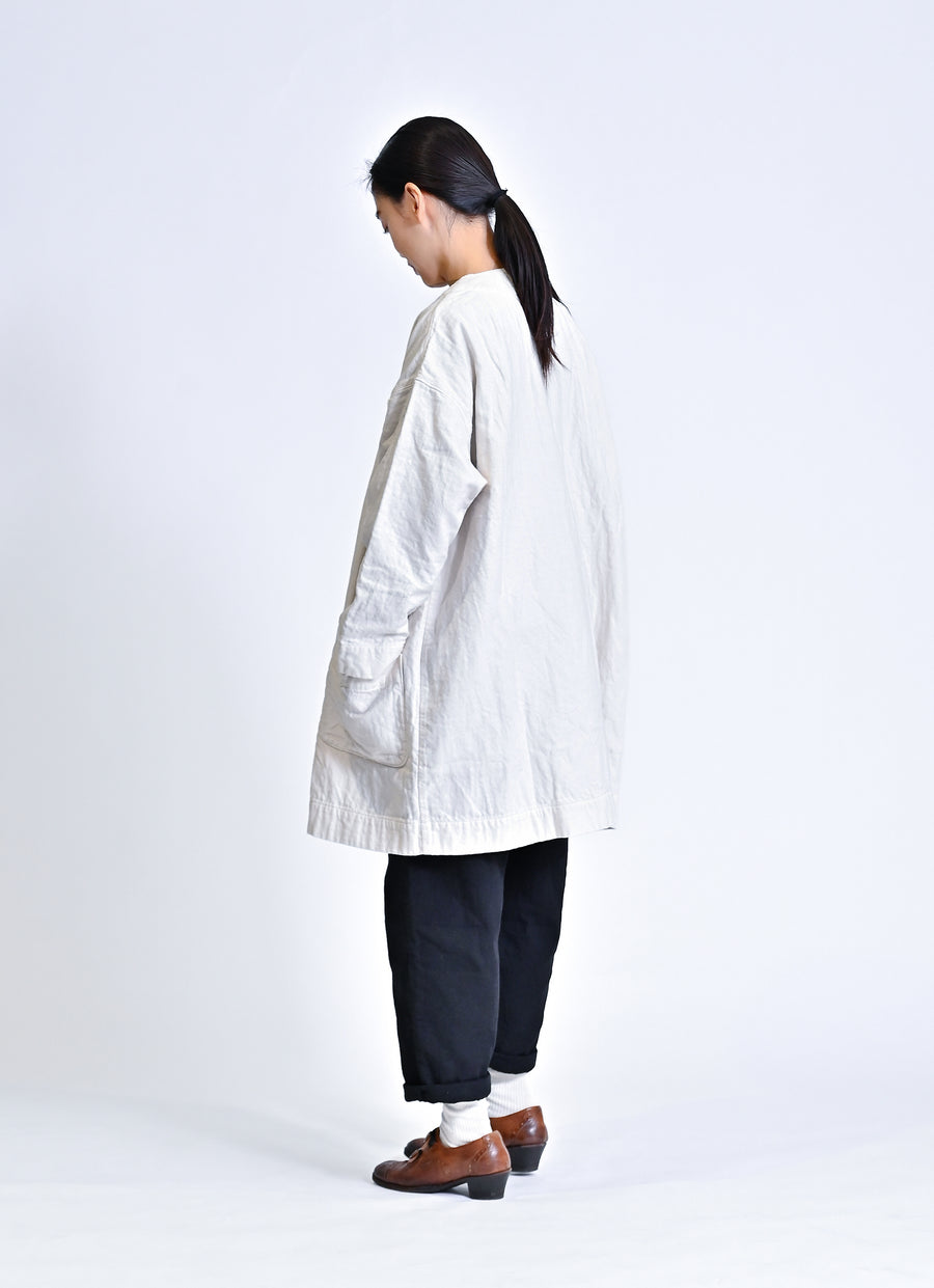 ガーゼロングコート