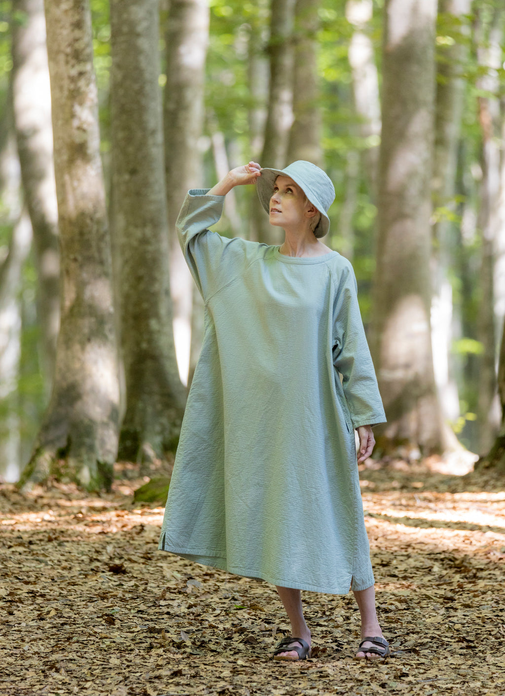 ガーゼサウナハット