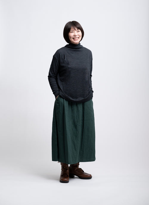 【在庫限り】ウール×コットンプルオーバー