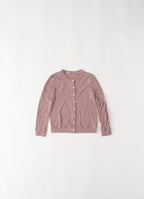 クルーネックカーディガン