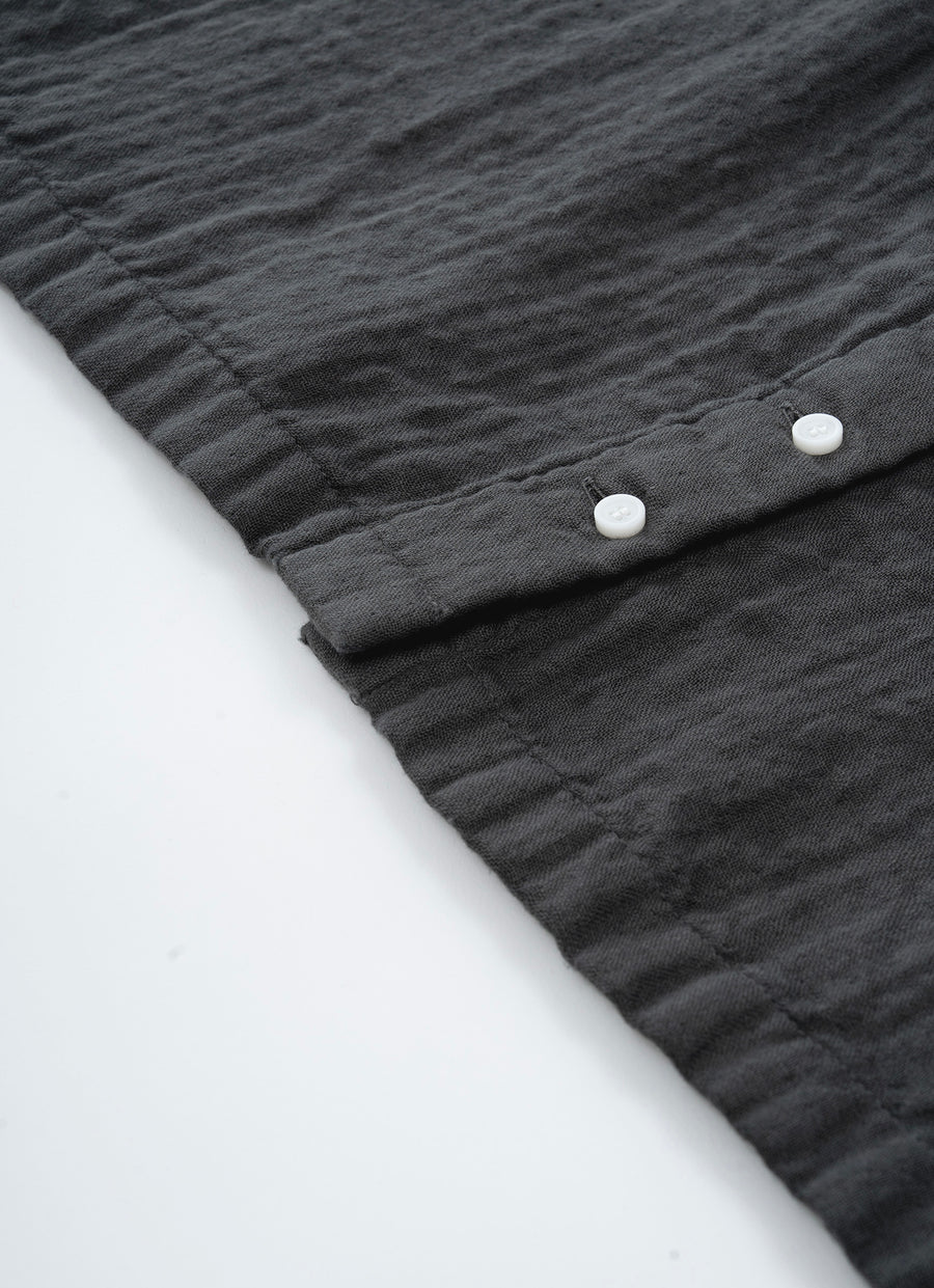 トリプルガーゼクルーネックブラウス