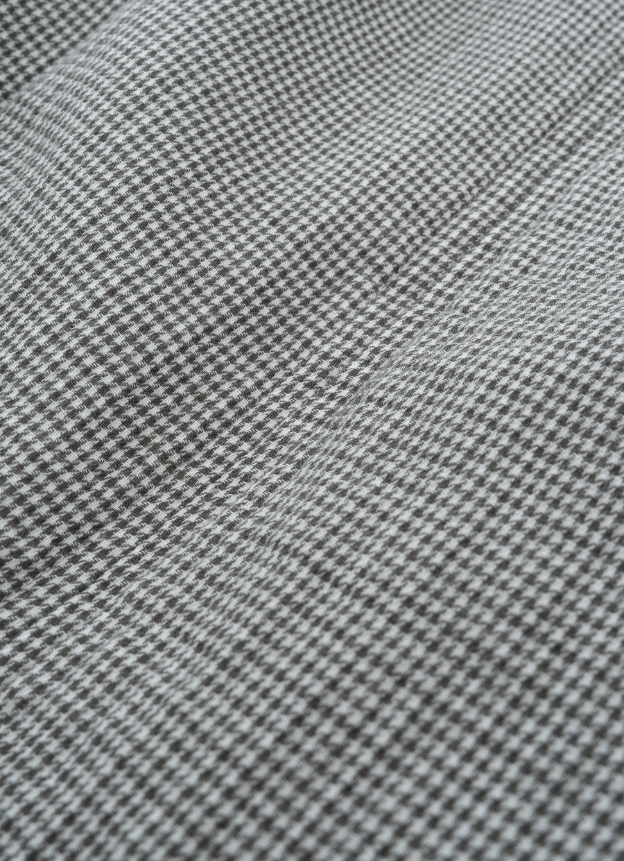 千鳥ガーゼタックギャザーロングスカート