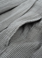 千鳥ガーゼタックギャザーロングスカート