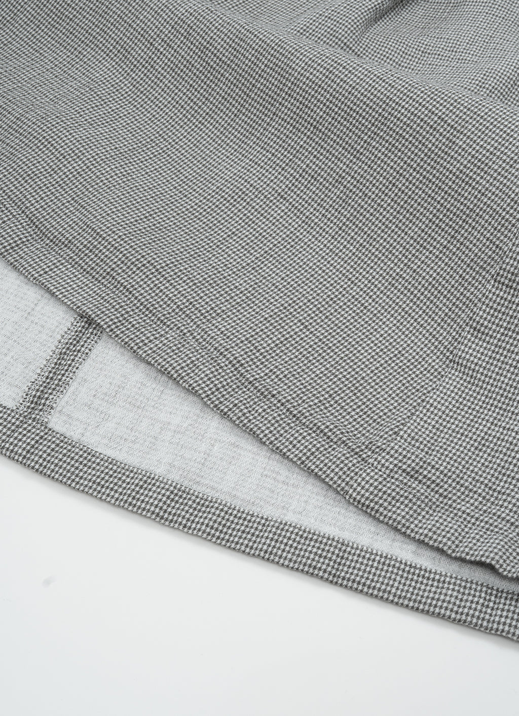 千鳥ガーゼタックギャザーロングスカート