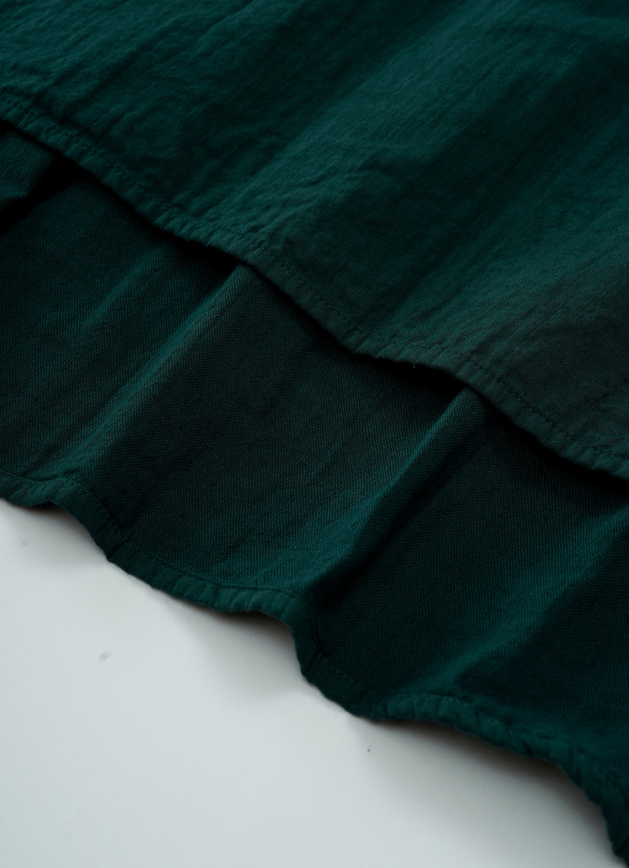 ガーゼキーネックワンピース