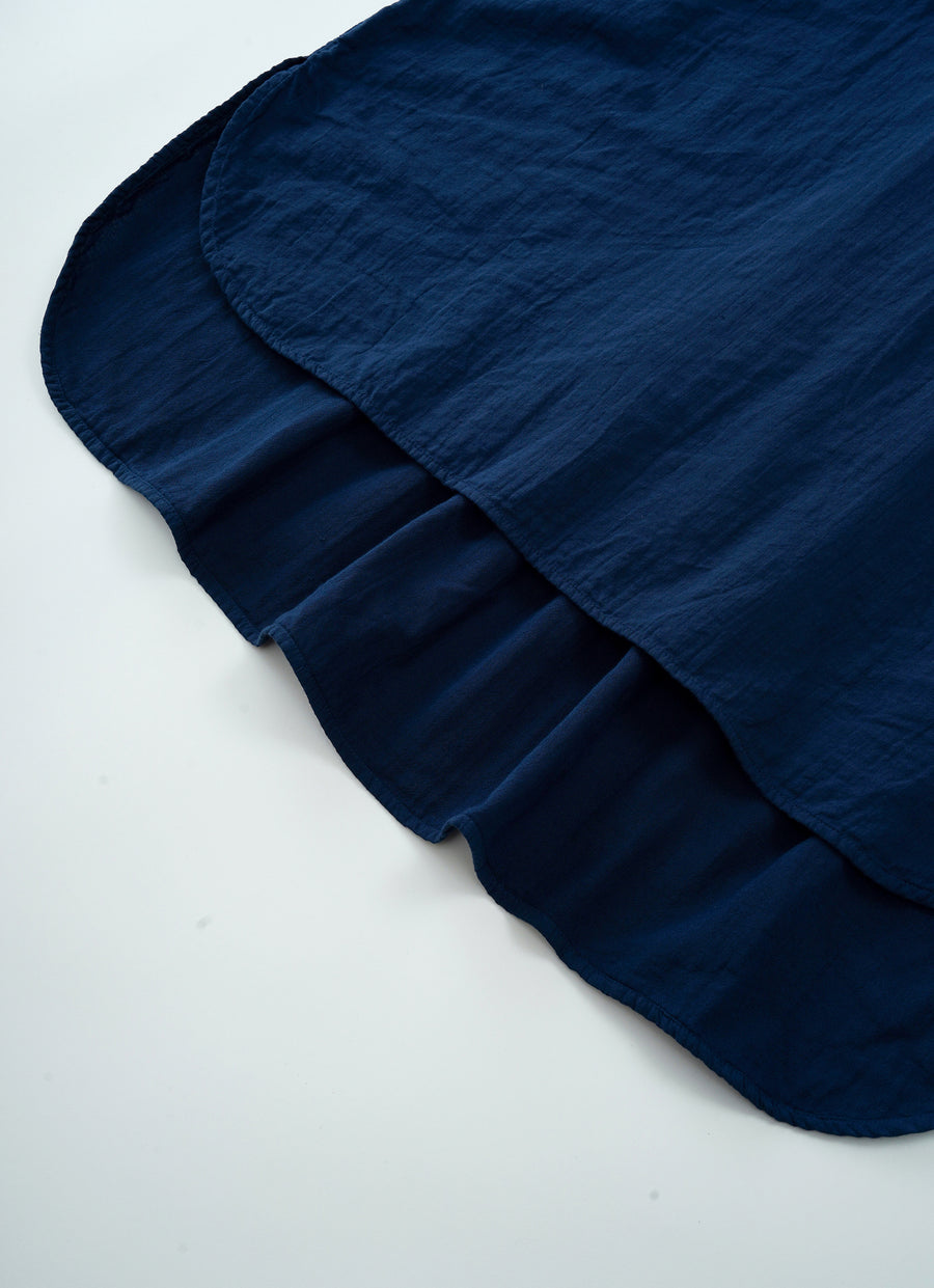 ガーゼキーネックワンピース