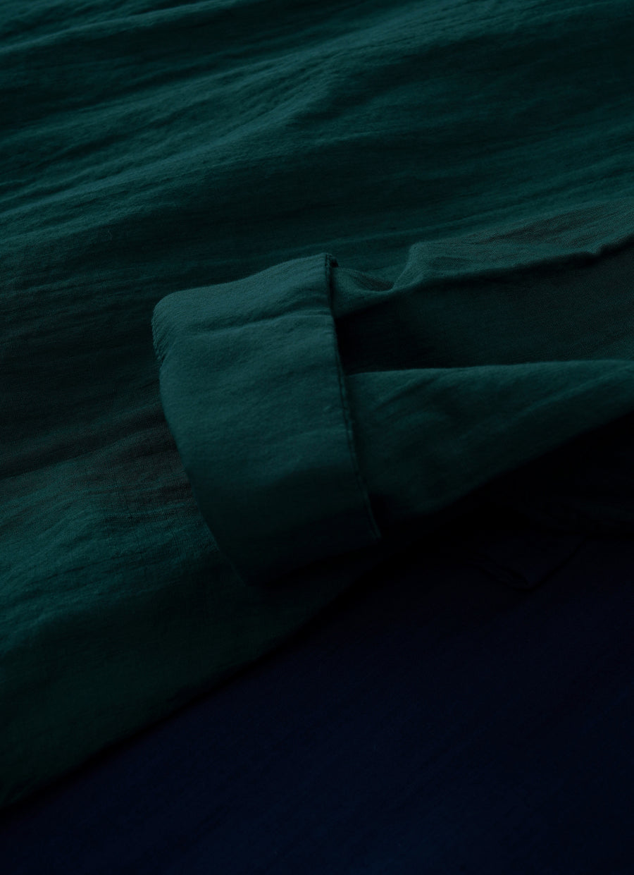 ガーゼキーネックワンピース