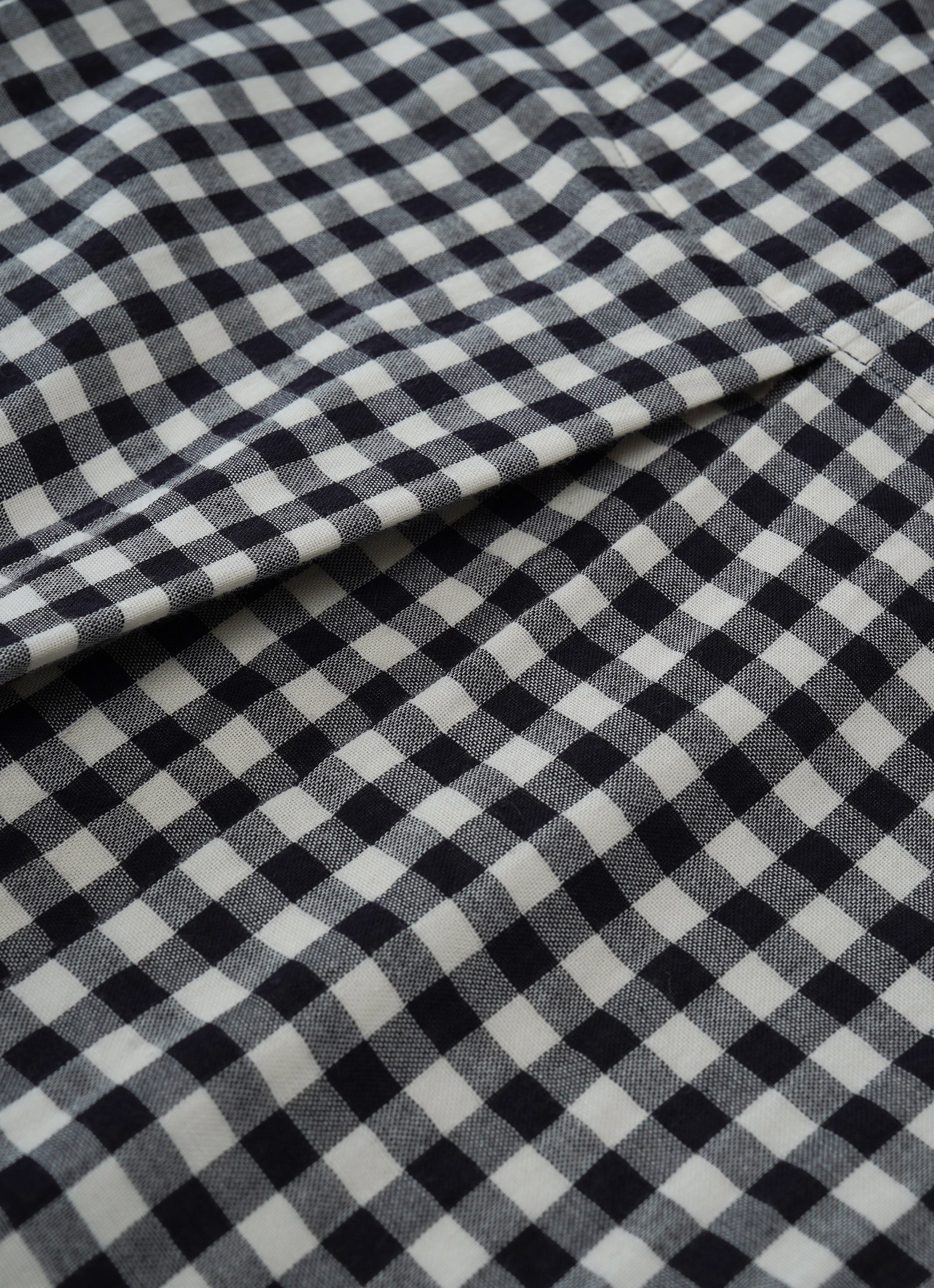 ギンガムガーゼキーネックワンピース