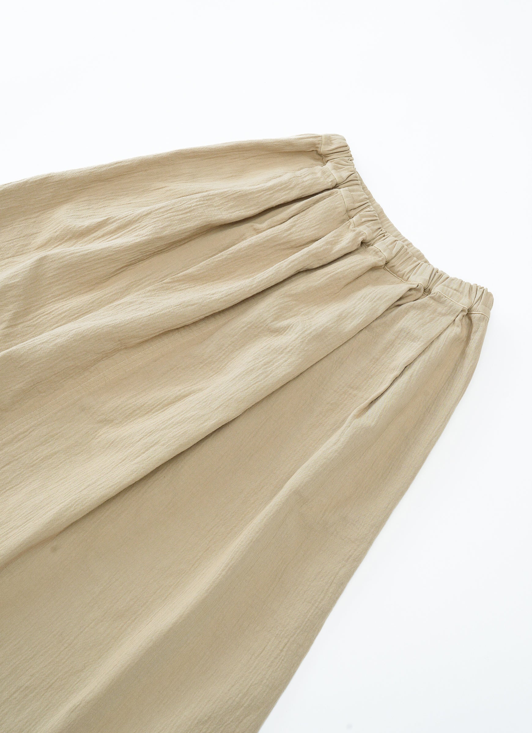 タックギャザーロングスカート