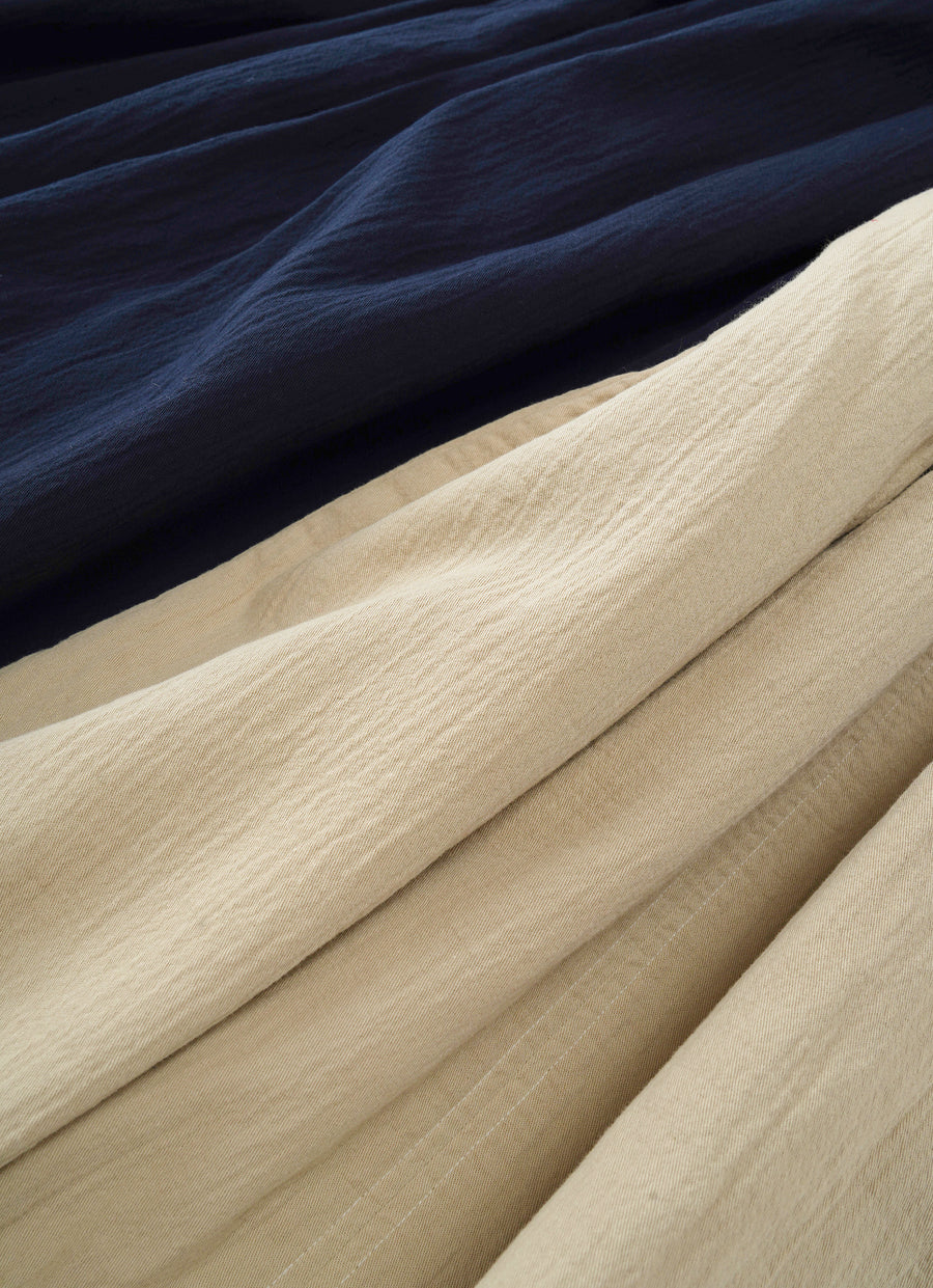 タックギャザーロングスカート