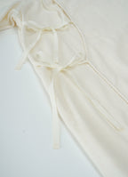 ガーゼ前開きワンピース