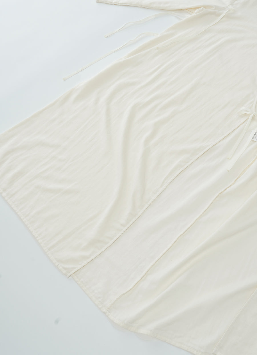 ガーゼ前開きワンピース