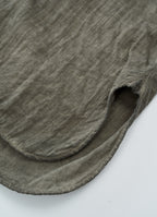 カカオ染めロングシャツ