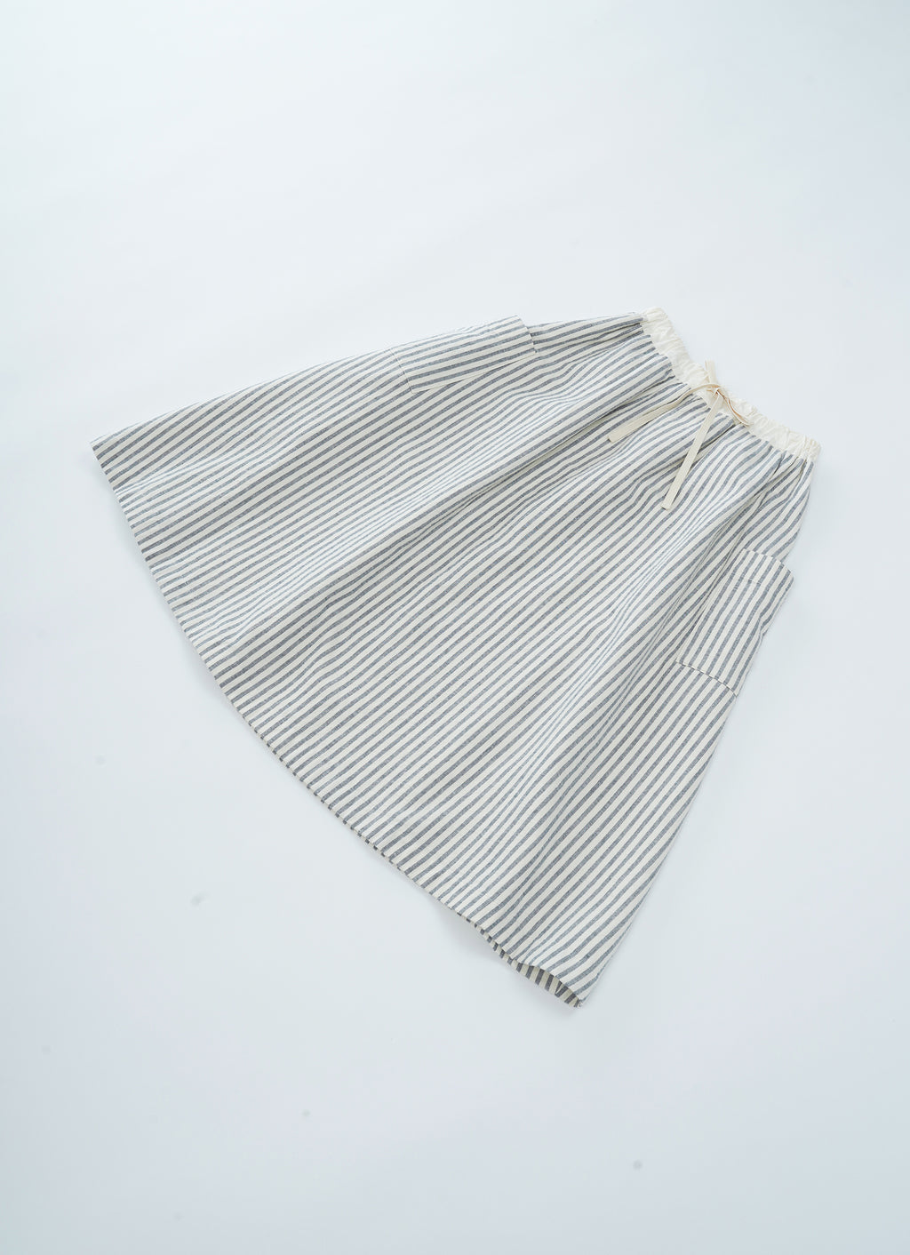 ストライプガーゼポケットスカート