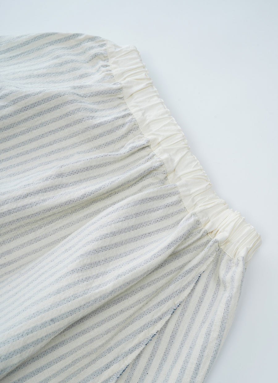 ストライプガーゼポケットスカート