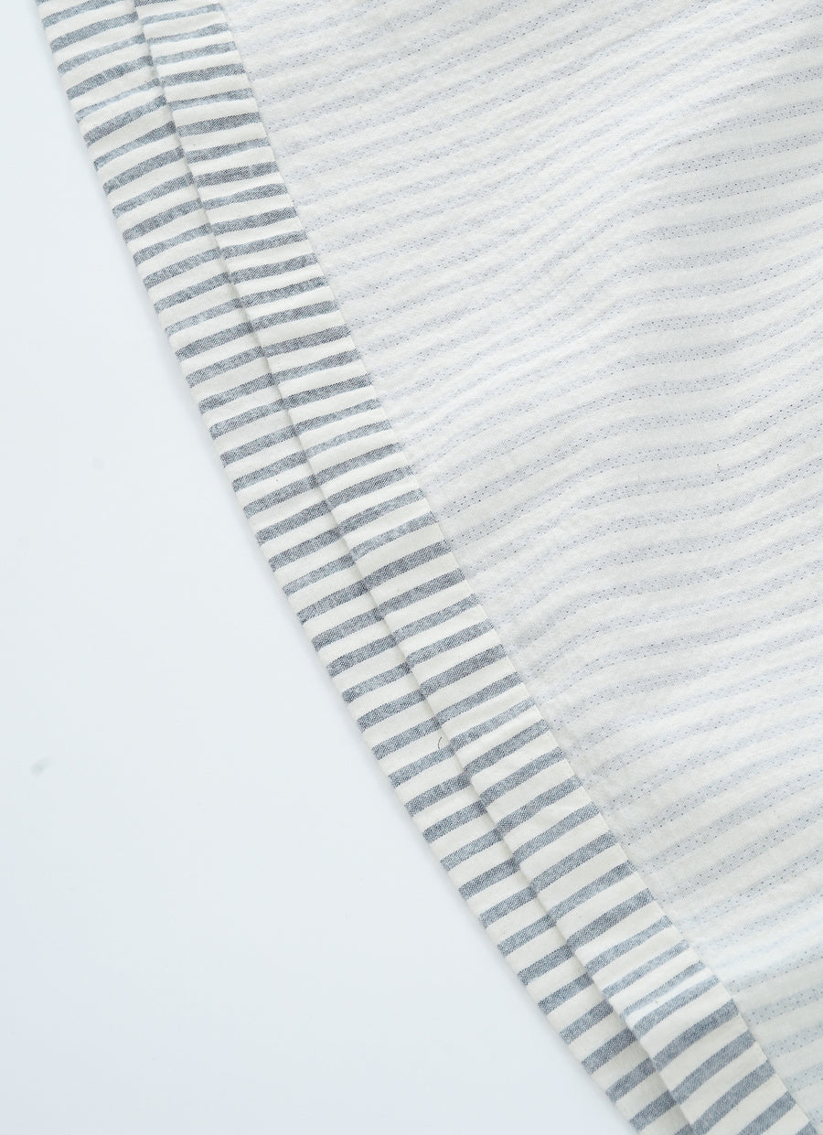 ストライプガーゼポケットスカート