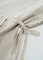 ガーゼプリーツドレス