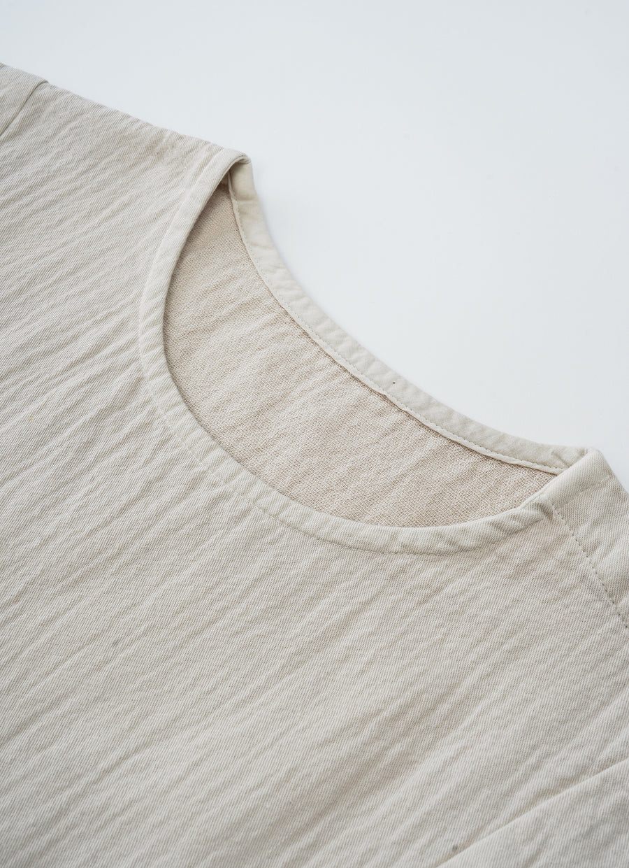 ガーゼプリーツドレス