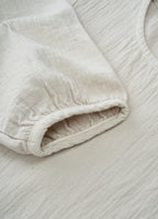 ガーゼプリーツドレス