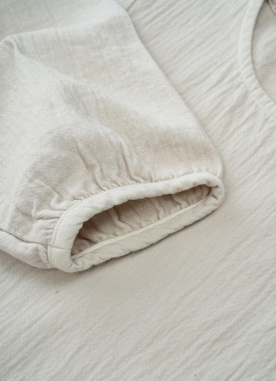 ガーゼプリーツドレス