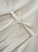 ガーゼプリーツドレス