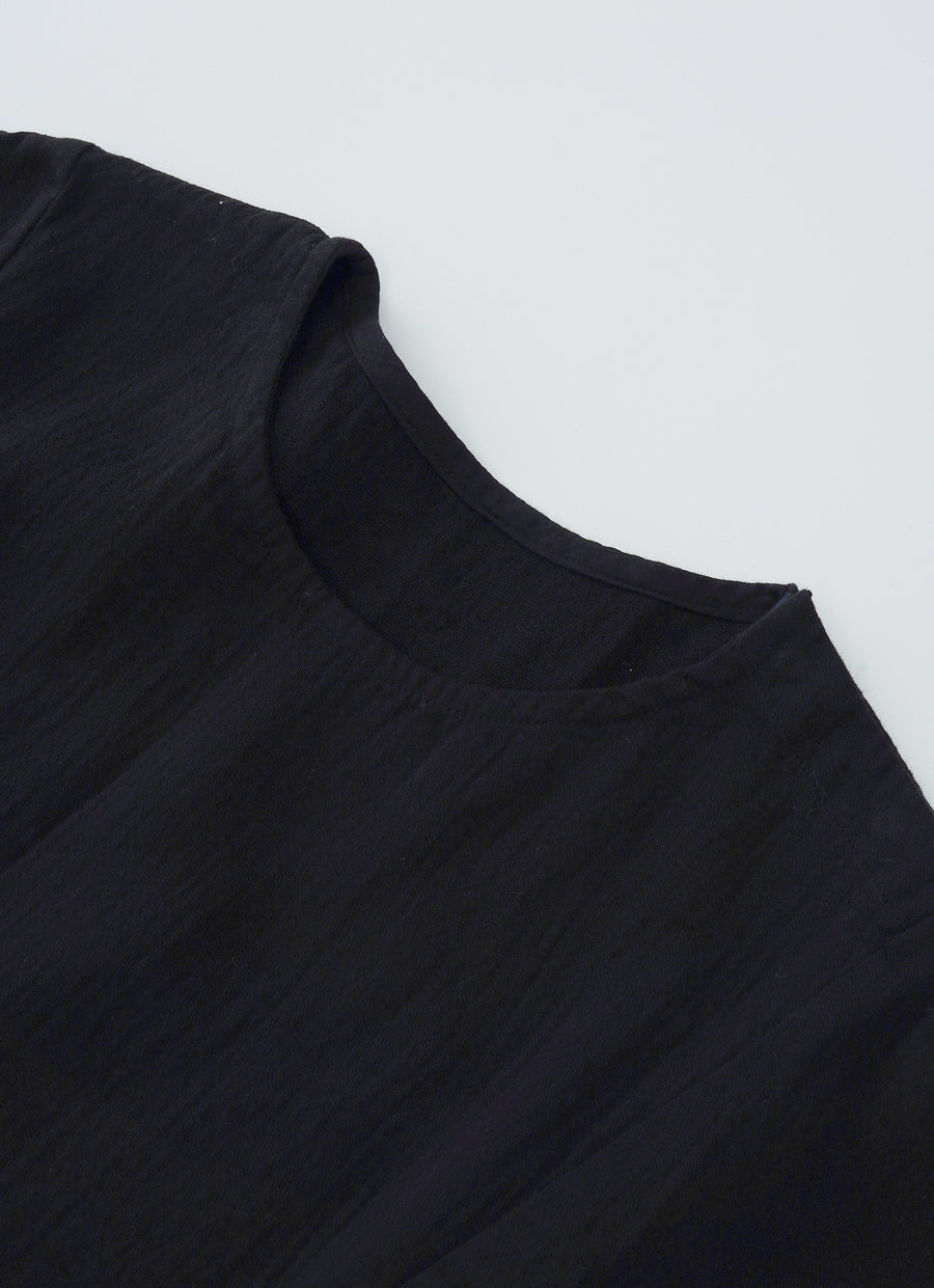 ガーゼプリーツドレス