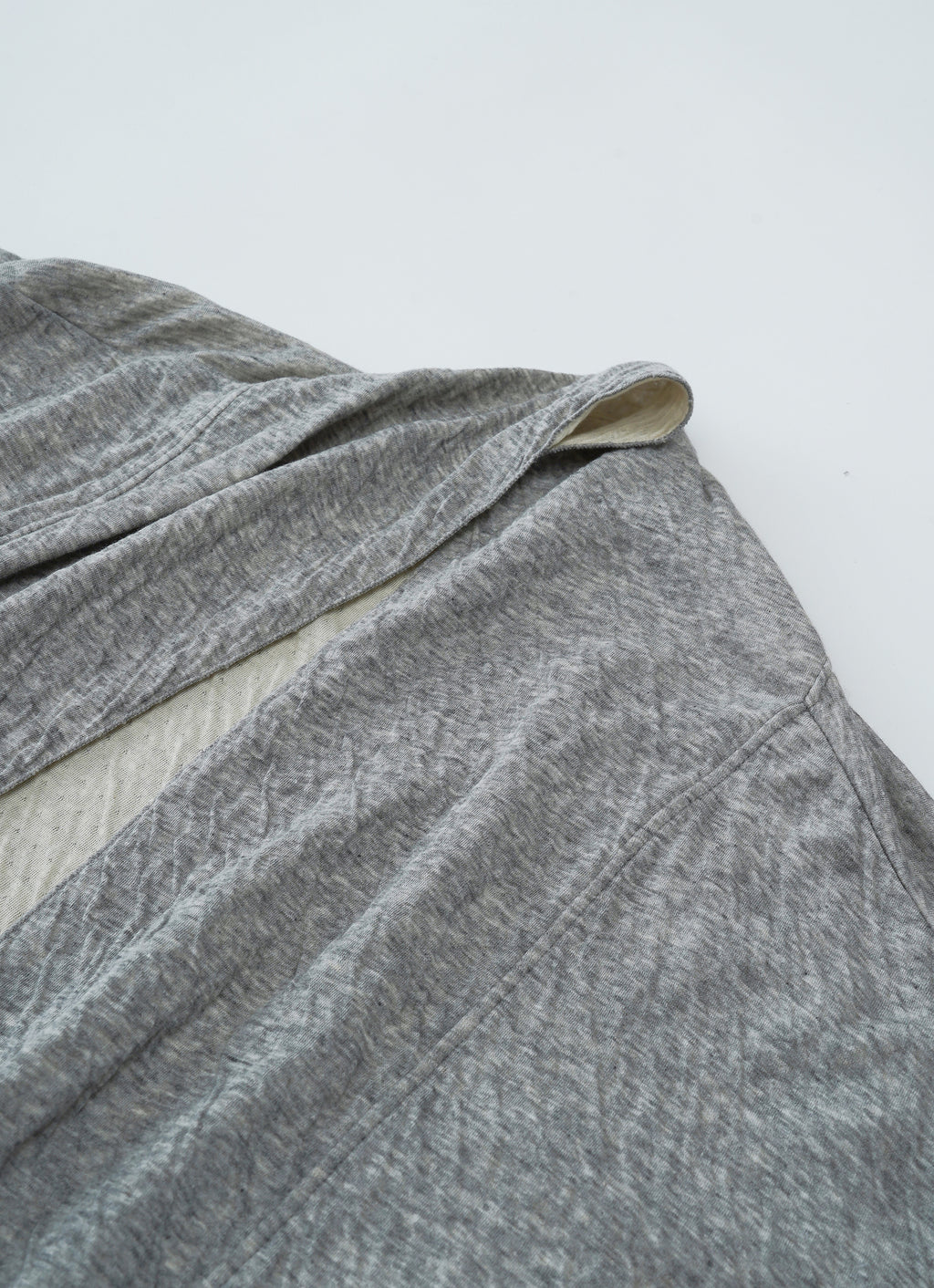 杢なめらかローブカーディガン