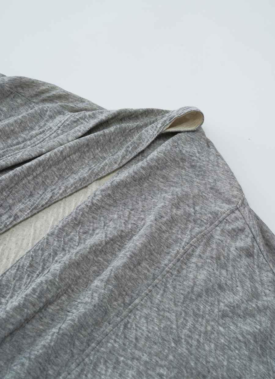 杢なめらかローブカーディガン