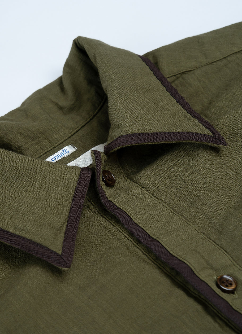 ガーゼロングシャツワンピース