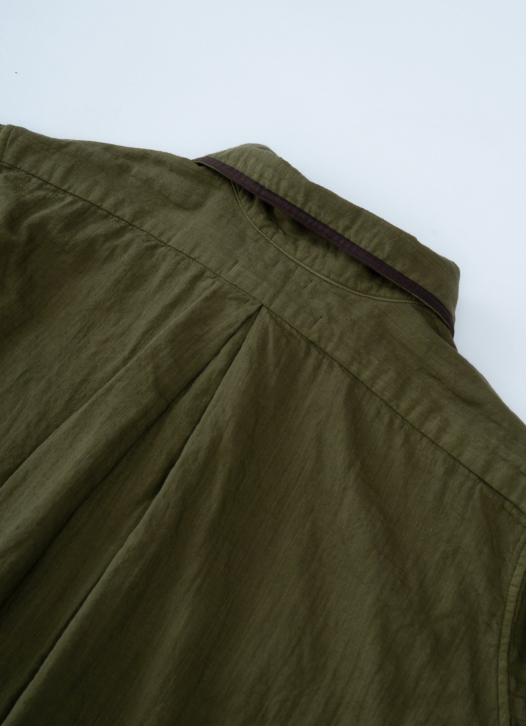 ガーゼロングシャツワンピース