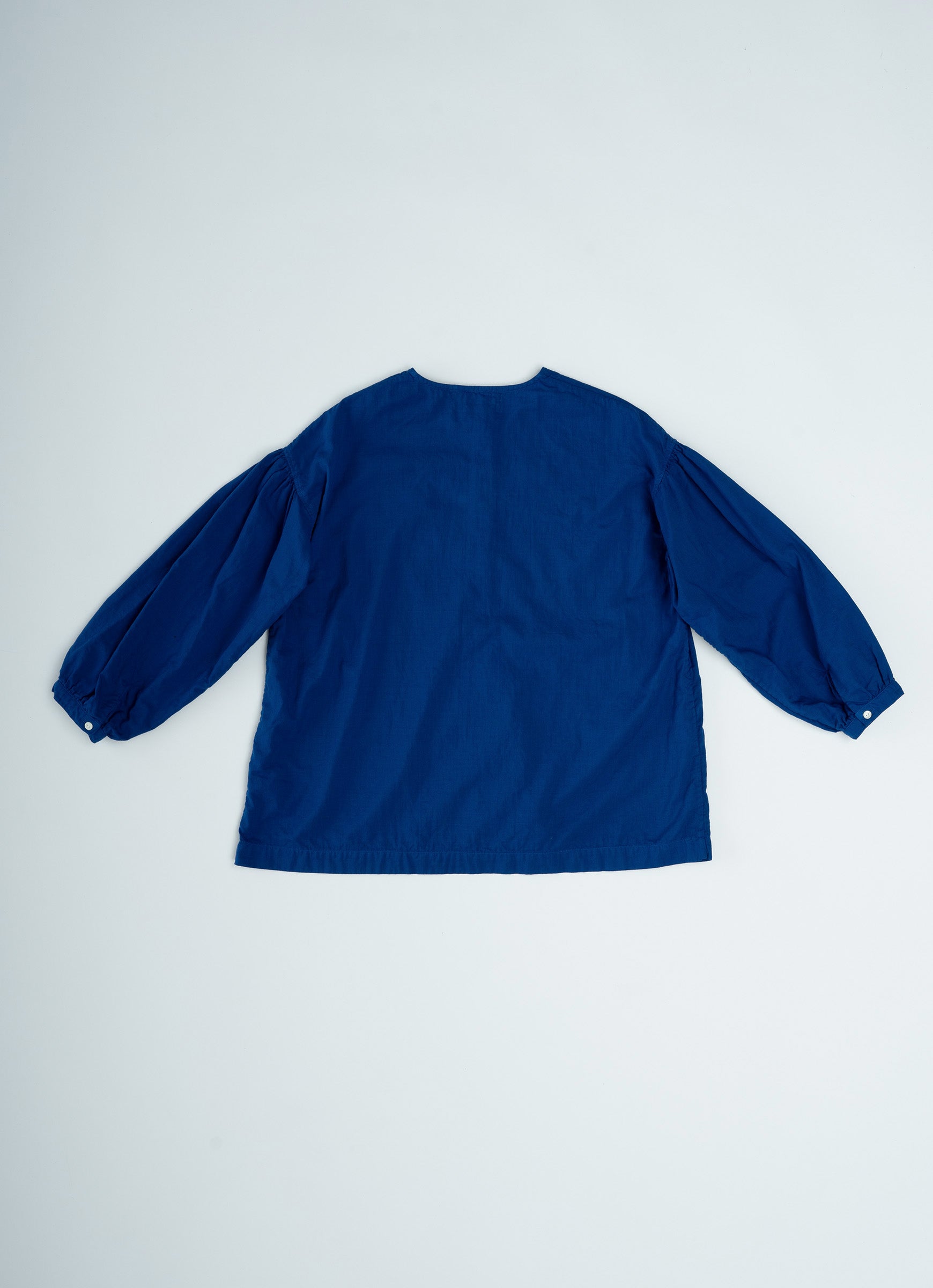 スーピマガーゼクルーネックブラウス