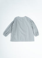 スーピマガーゼクルーネックブラウス