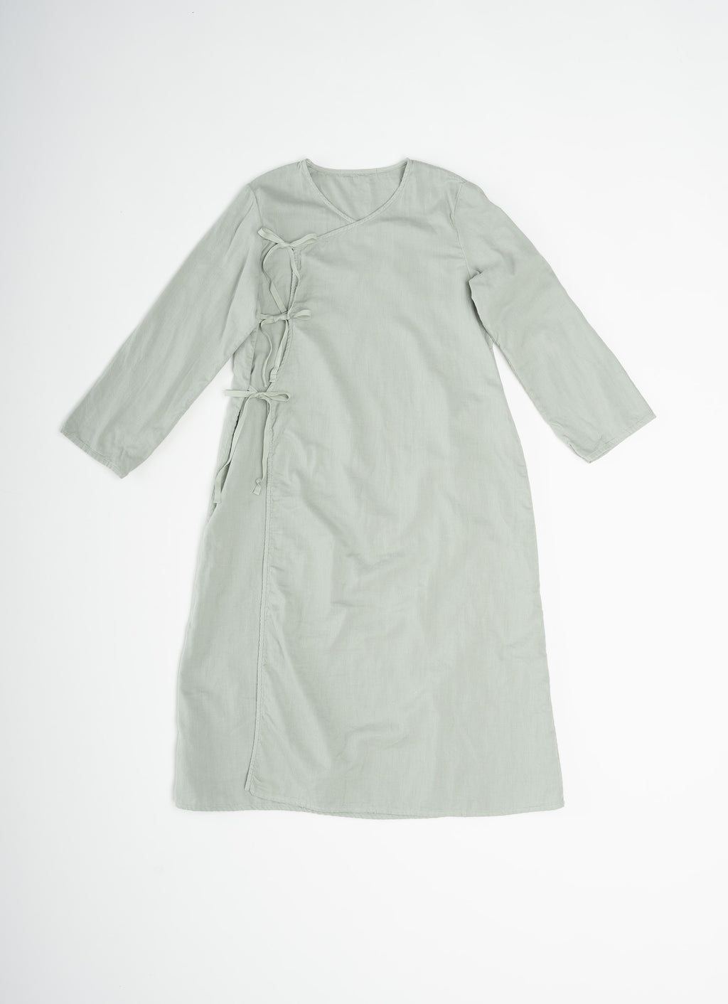 ガーゼ前開きワンピース