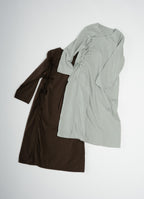 ガーゼ前開きワンピース