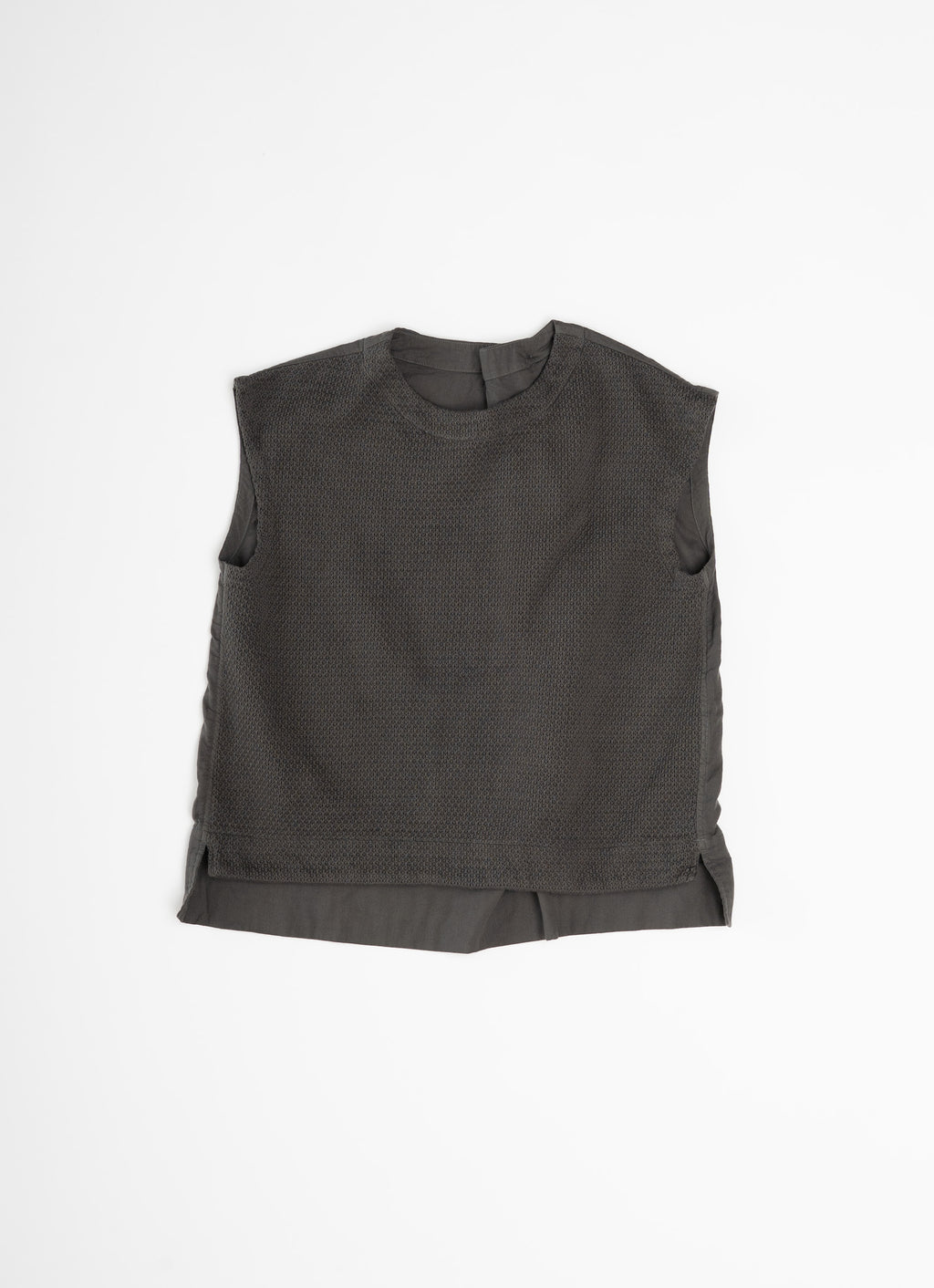 コットンニットガーゼベスト