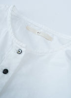 スーピマガーゼクルーネックブラウス