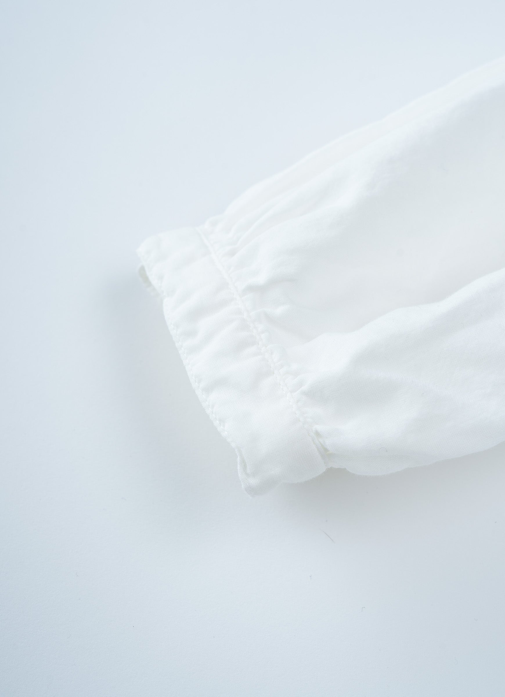 スーピマガーゼクルーネックブラウス