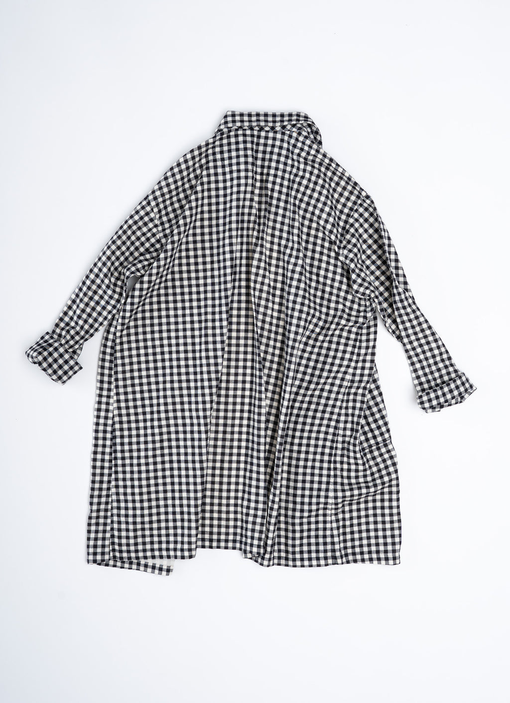 ギンガムガーゼアトリエコート