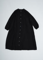 コットンリネンギャザードレス