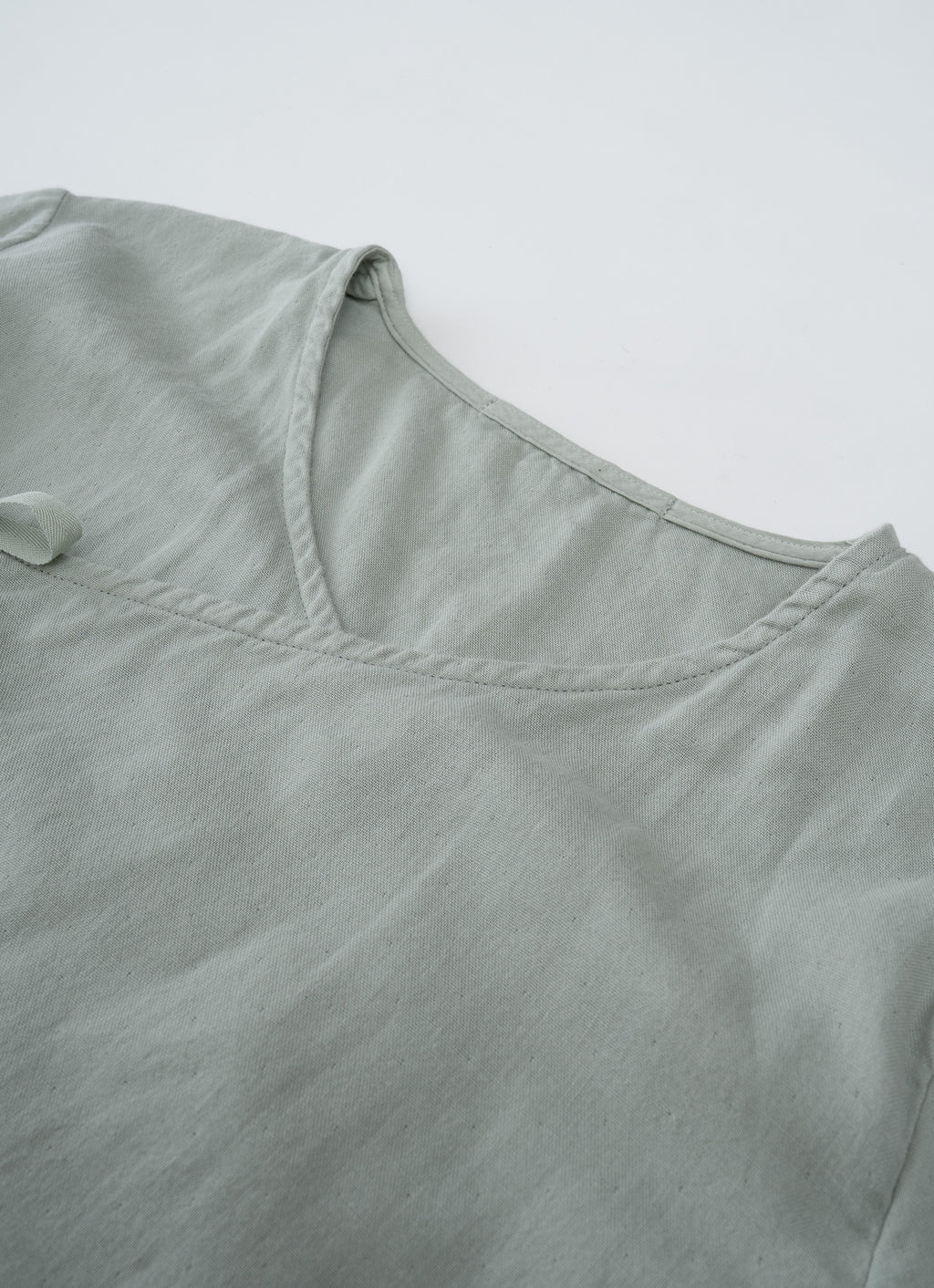 ガーゼ前開きワンピース