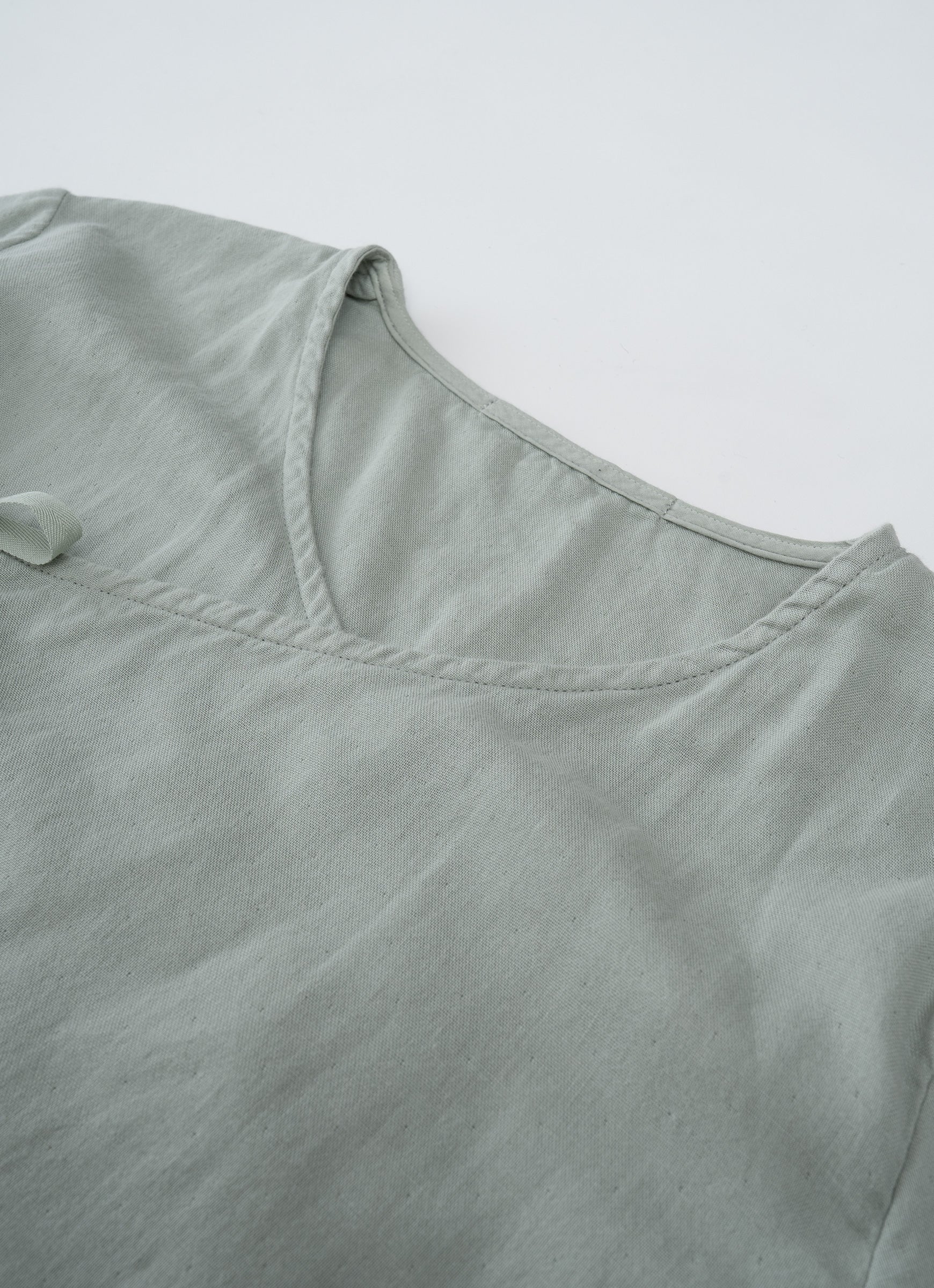 ガーゼ前開きワンピース