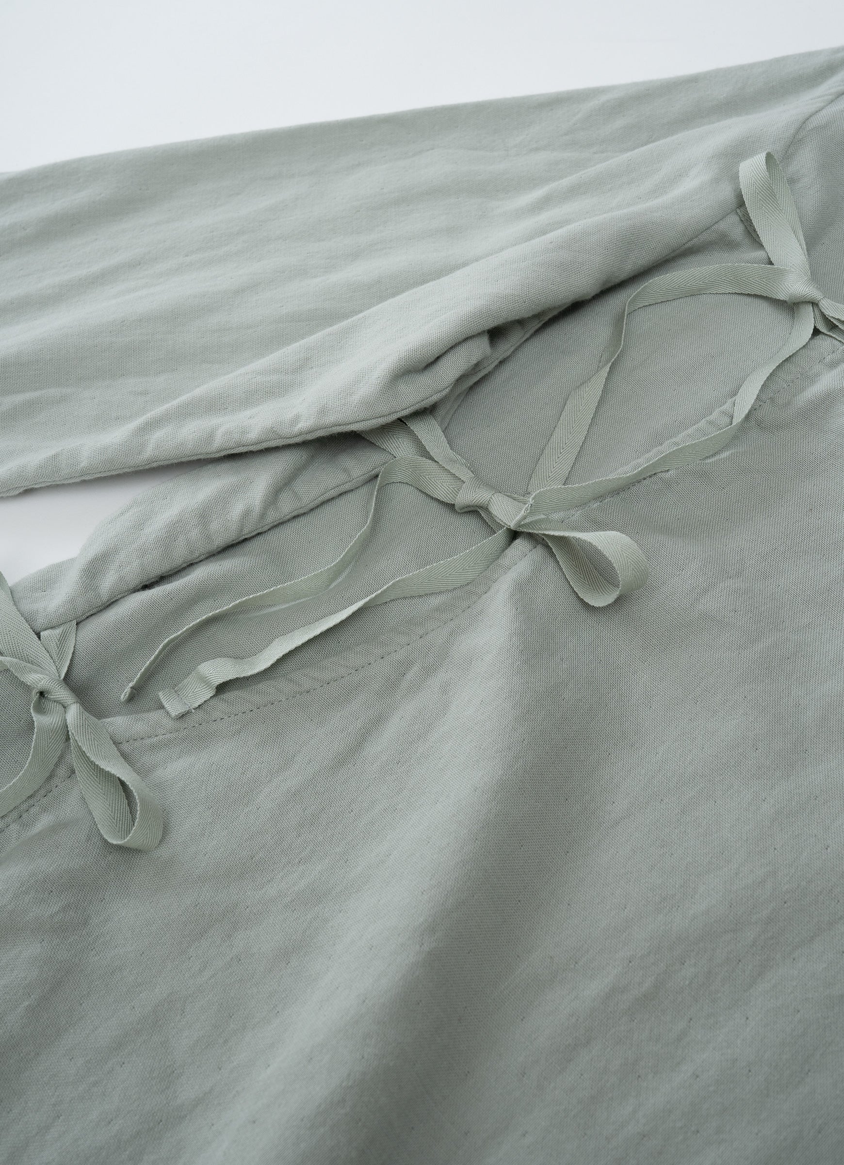 ガーゼ前開きワンピース