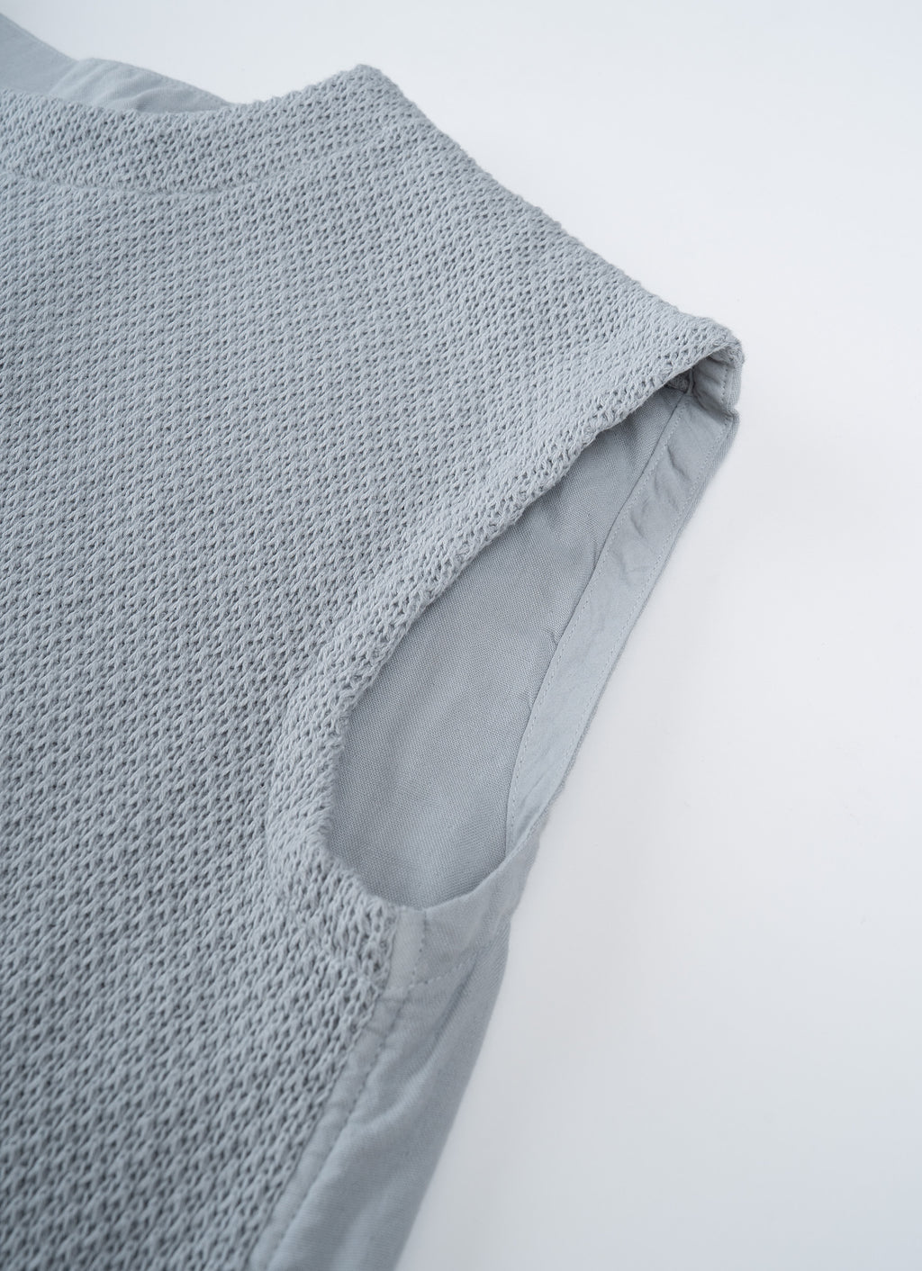 コットンニットガーゼベスト