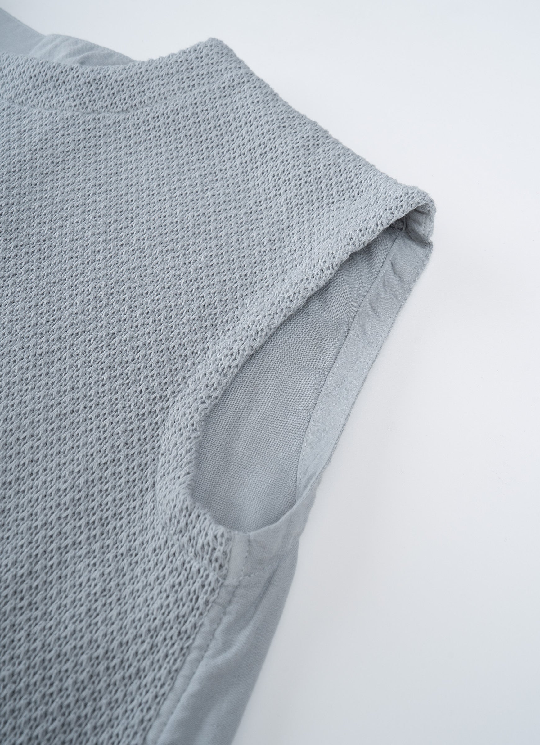 コットンニットガーゼベスト